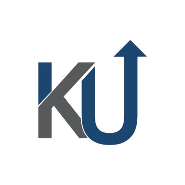 Swoosh logo vektörlü ilk harf logosu