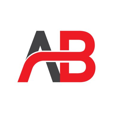 ilk harf logo tasarım şablonu vektörü