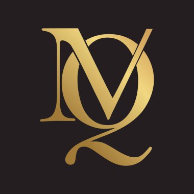 Lüks MQ logo tasarımı. QM logo tasarımı