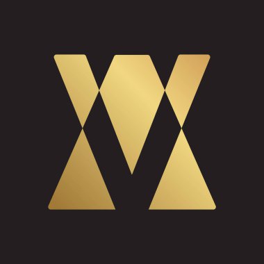 Lüks AV logo tasarımı. Moda logosu tasarımı. VA logo tasarımı