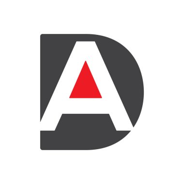 Harf A logo simge tasarım şablonu