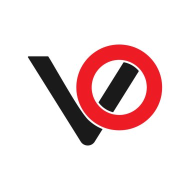 VO logo tasarımı. OV logo tasarımı. Modern VO logo tasarımı