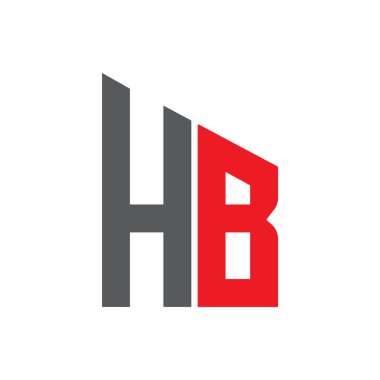 h harfi logo şablon vektör simgesi