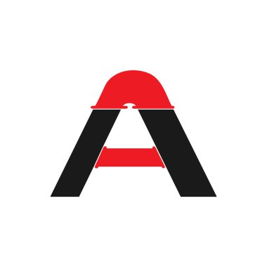 A Harfi Logo Tasarım Şablonu