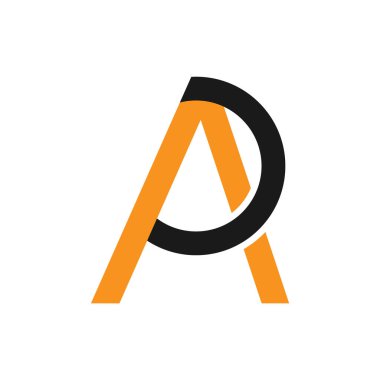 bir logo vektör tasarım şablonu harfi