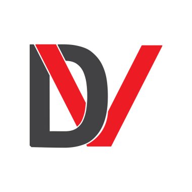 negatif boşluk ile ilk harf logo