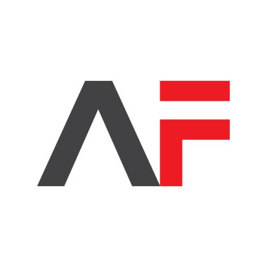 AF logo tasarımı. FA logo tasarımı