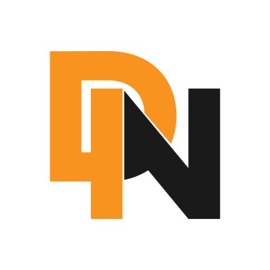 DN logo tasarımı. ND harfi logo tasarımı. Modern DN logo tasarımı