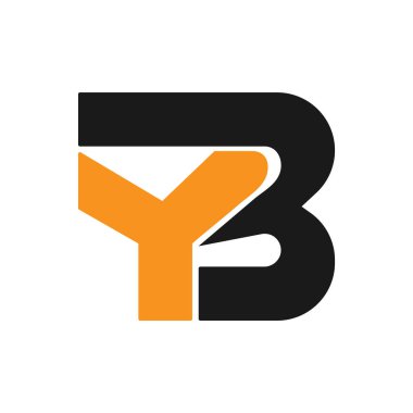 Logo tasarımına göre. Logo tasarımlı harf. YB logo tasarımı