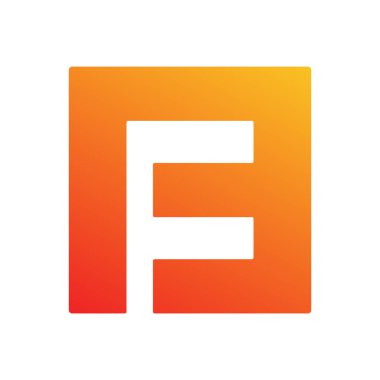 F logosu tasarımı. Yaratıcı F logo tasarımı