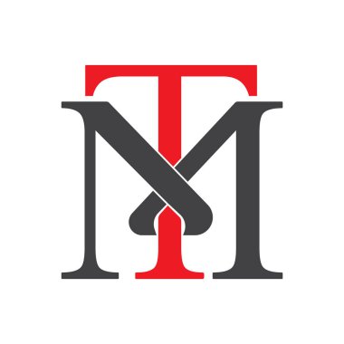 MT logo tasarımı. Harf TM logo tasarımı