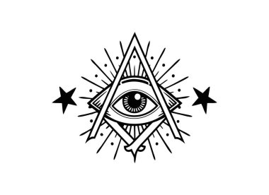 Takdir-i İlahi Vektör İllüzyonu Yıldızlar ve Kutsal Geometri