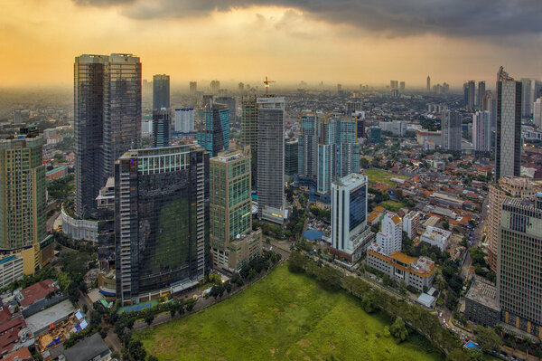 View of Jakarta City, Indonesia