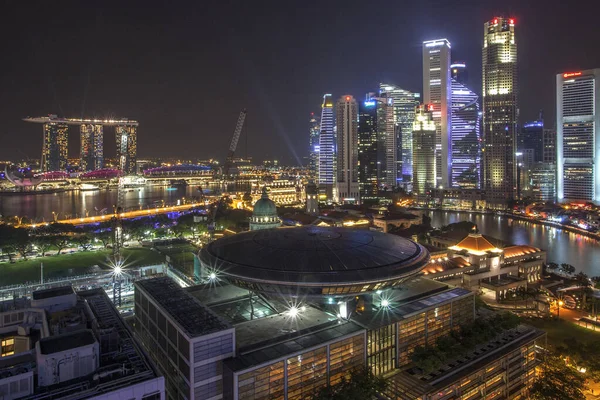 Singapur Resmi Adıyla Singapur Cumhuriyeti Güneydoğu Asya Bulunan Bağımsız Bir — Stok fotoğraf