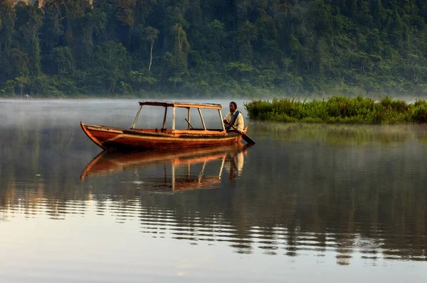 Sukabumi Deki Situ Gunung Gölü Nde Güzel Bir Sabah Batı — Stok fotoğraf