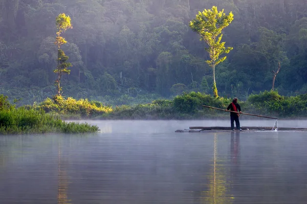 Beautiful Morning Situ Gunung Lake Sukabumi West Java Indonesia — Stock Photo, Image