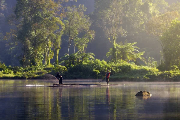 Sukabumi Deki Situ Gunung Gölü Nde Güzel Bir Sabah Batı — Stok fotoğraf