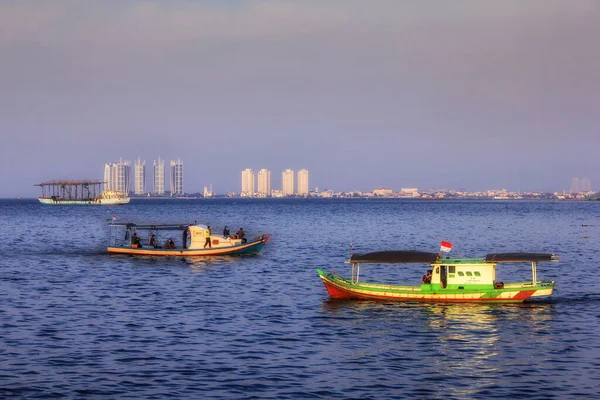 Jakarta North Shore Viewed Pik Island New Landmark North Jakarta — Stock Photo, Image