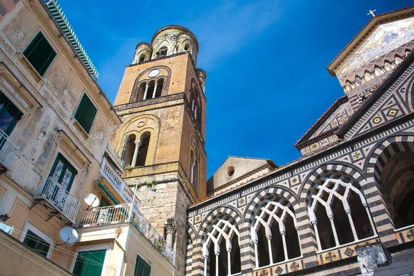 Historyczne stare miasto, Amalfi, Włochy — Zdjęcie stockowe