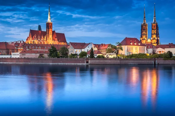 Kathedrale St. Johannes in Breslau — Stockfoto