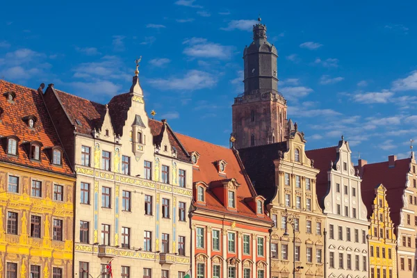 Başlanmasıyla üzerinde pazar yeri. Wroclaw 