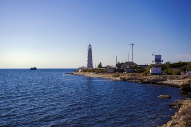 Tarkhankut Yarımadası en batıdaki nokta fenerinde