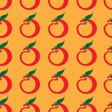 Dikişsiz apple desen