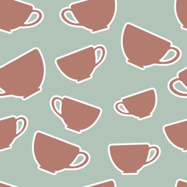 Kesintisiz su bardağı arka plan