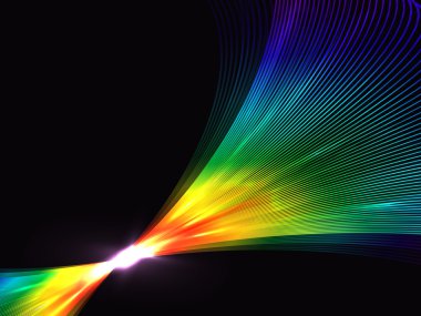 Satırları kilitli rainbow ile arka plan