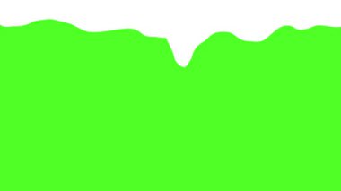 Köşelerden yuvarlanan kar beyazı video geçişi