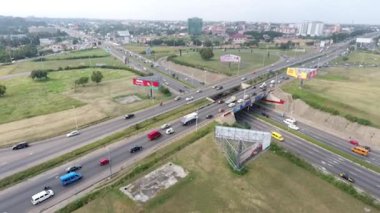 Tema N1 otoyolunun hava görüntüsü, Tetteh-Quarshie kavşağı trafiği
