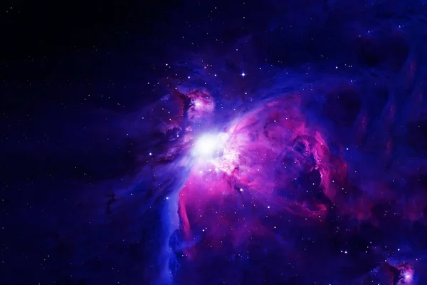 Bela Galáxia Azul Espaço Profundo Elementos Desta Imagem Fornecidos Pela — Fotografia de Stock