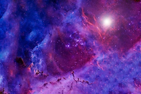 Färgade Vackra Galaxen Delar Denna Bild Tillhandahålls Nasa Högkvalitativt Foto — Stockfoto