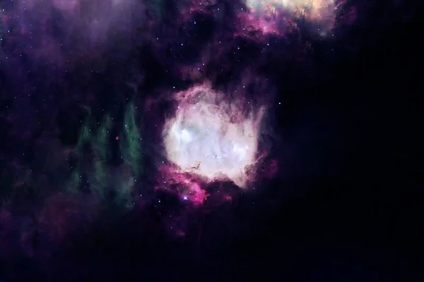 Гарна Кольорова Галактика Елементи Цього Зображення Були Обладнані Наса Фотографія — стокове фото