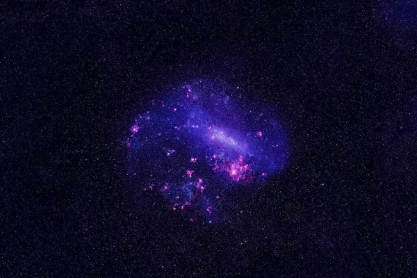 Hermosa Galaxia Colores Elementos Esta Imagen Fueron Proporcionados Por Nasa — Foto de Stock