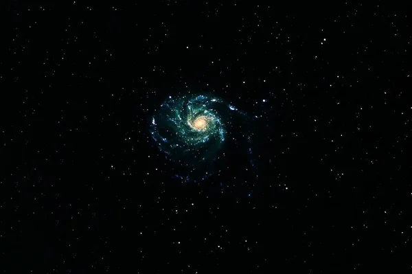 Green galaxy in deep space. Elements of this image were furnished by NASA. High quality photo