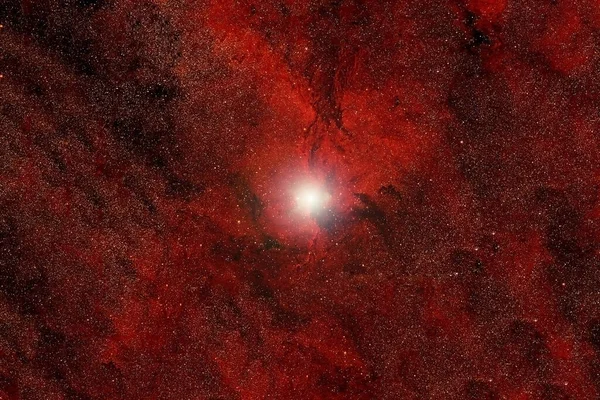 Uzayın Derinliklerinde Kırmızı Galaksi Görüntünün Elementleri Nasa Tarafından Döşendi Yüksek — Stok fotoğraf