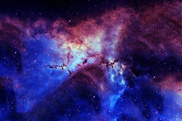 Galaxie Frumoasă Colorată Elemente Ale Acestei Imagini Fost Furnizate Nasa — Fotografie, imagine de stoc