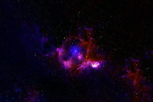 色彩斑斓的银河系这张照片的内容是由Nasa提供的 高质量的照片 — 图库照片