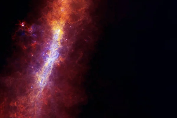 A bright, red galaxy. Elements of this image were furnished by NASA. High quality photo