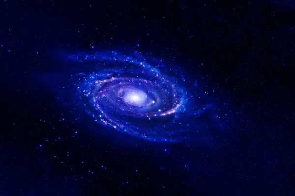 Petite Galaxie Bleue Des Éléments Cette Image Ont Été Fournis — Photo