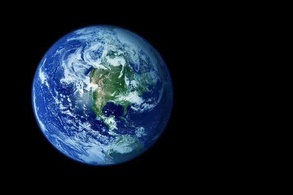 Planeta Tierra Desde Espacio Elementos Esta Imagen Fueron Proporcionados Por — Foto de Stock