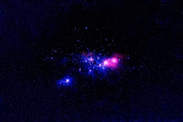 Hermoso espacio azul. Elementos de esta imagen fueron proporcionados por la NASA. — Foto de Stock