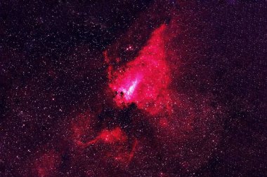 Kırmızı renkli alan. Bu görüntünün elementleri NASA tarafından döşendi. Yüksek kalite fotoğraf