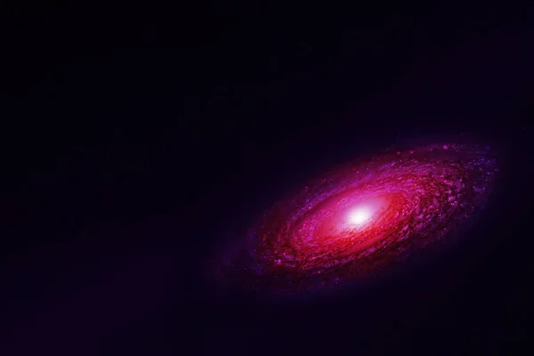 Quasar Lumineux Rouge Foncé Dans Espace Profond Des Éléments Cette — Photo