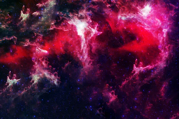 Prachtig Melkwegstelsel Van Rode Kleur Met Sterren Elementen Van Dit — Stockfoto
