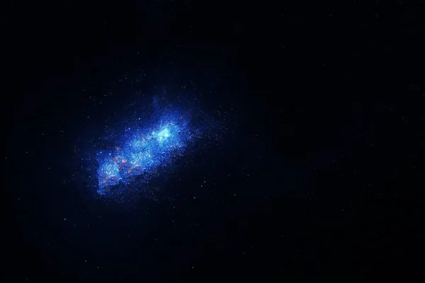 Blå Rymdnebulosa Delar Denna Bild Tillhandahölls Nasa Högkvalitativt Foto — Stockfoto