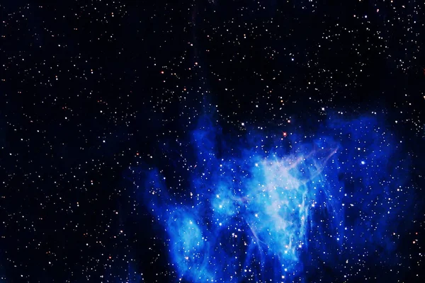 青い宇宙星雲 この画像の要素はNasaによって提供されました 高品質の写真 — ストック写真
