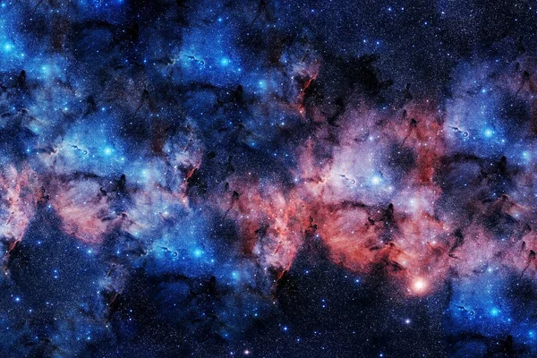Blå Rymdnebulosa Delar Denna Bild Tillhandahölls Nasa Högkvalitativt Foto — Stockfoto