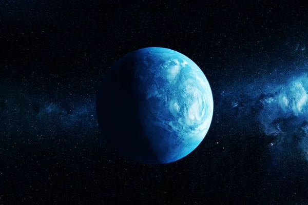 Екзопланета Схожа Землю Елементи Цього Зображення Були Обладнані Наса Фотографія — стокове фото